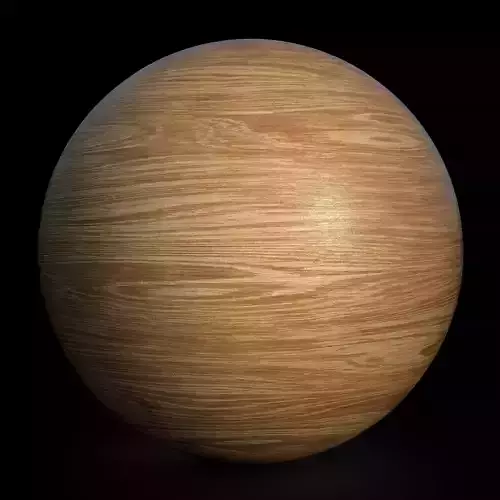 Oakwood wooden sphere