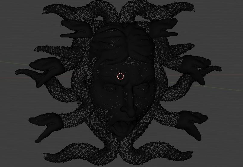 Medusa Gorgon decor 3D print model_8