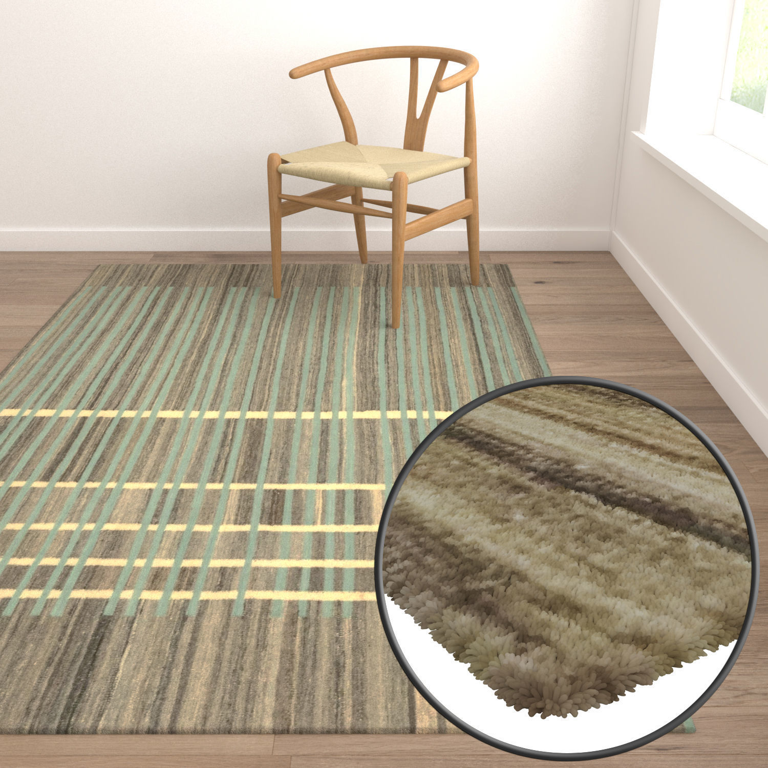 Rug Set 2028 3D model_5