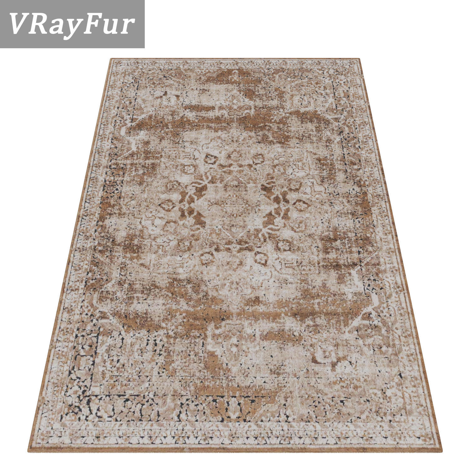 Rug Set 2031 3D model_2