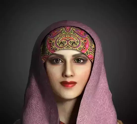 Realistic 3d GIRL Character