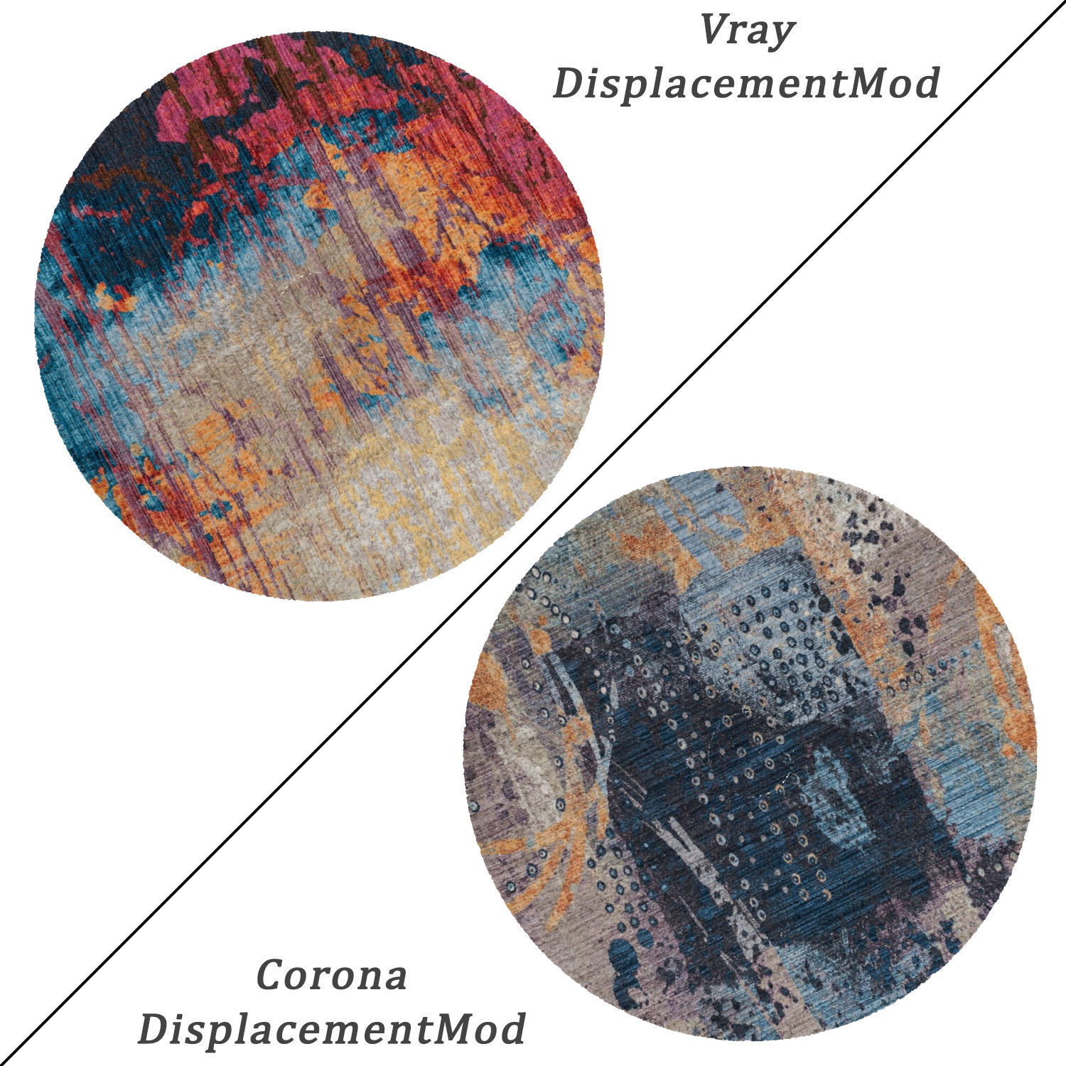 Round Rug Set 34 3D model_1