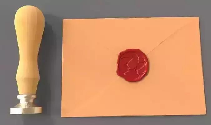 The Stamp wooden 3D model