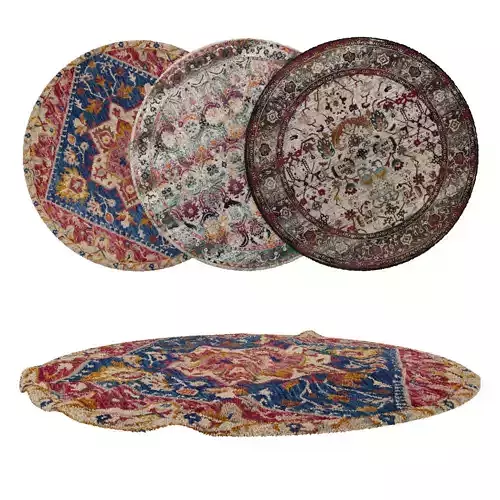 Round Rug Set 36
