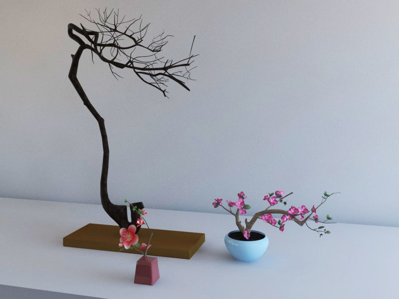 home decore Low-poly 3D model_1