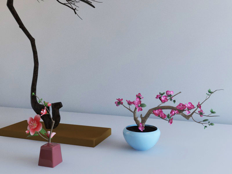 home decore Low-poly 3D model_2