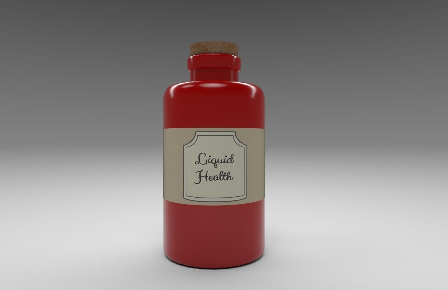 Stylized Alchemists Bookshelf Low-poly 3D model_27