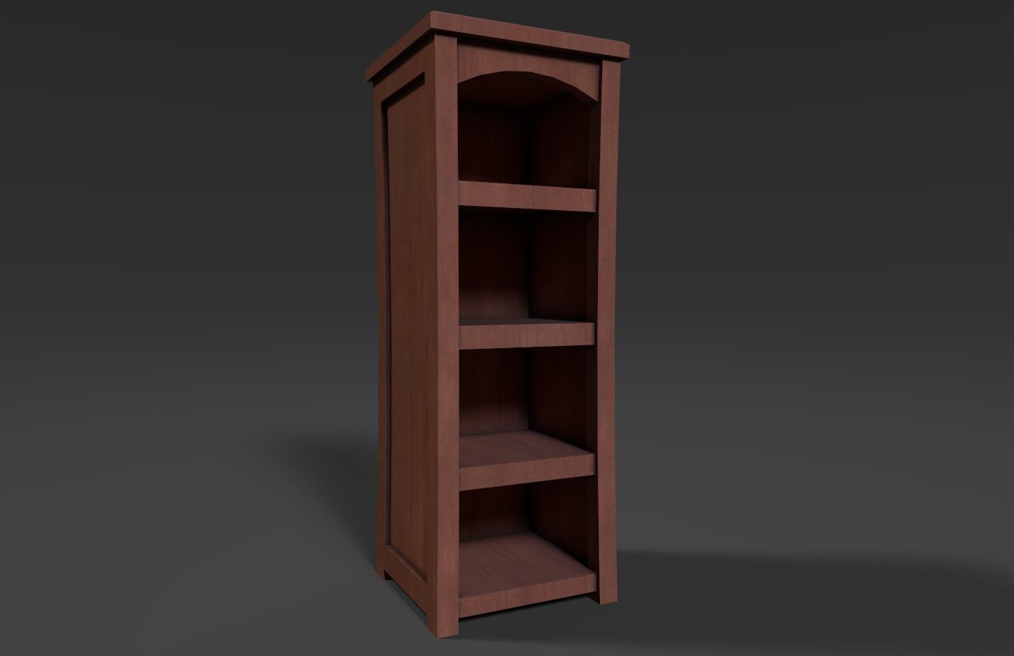 Stylized Alchemists Bookshelf Low-poly 3D model_12