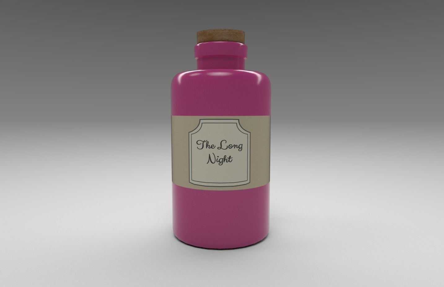 Stylized Alchemists Bookshelf Low-poly 3D model_42