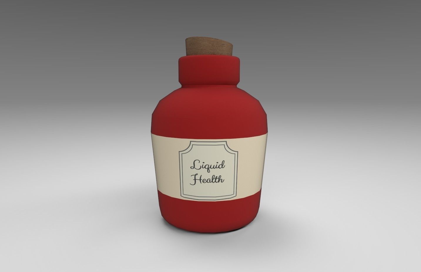 Stylized Alchemists Bookshelf Low-poly 3D model_20