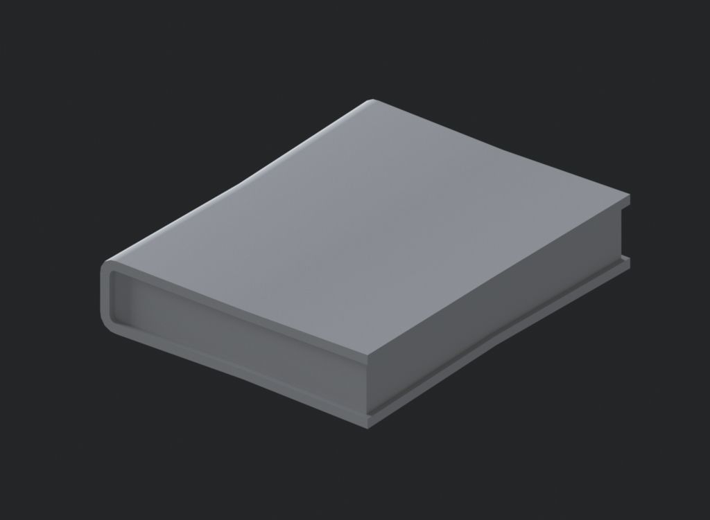 Stylized Alchemists Bookshelf Low-poly 3D model_8