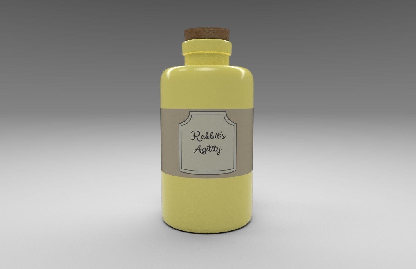 Stylized Alchemists Bookshelf Low-poly 3D model_36