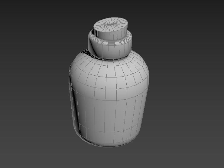 Stylized Alchemists Bookshelf Low-poly 3D model_15