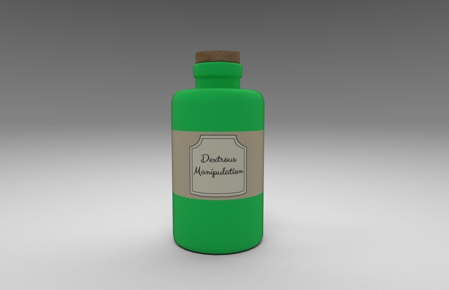 Stylized Alchemists Bookshelf Low-poly 3D model_51