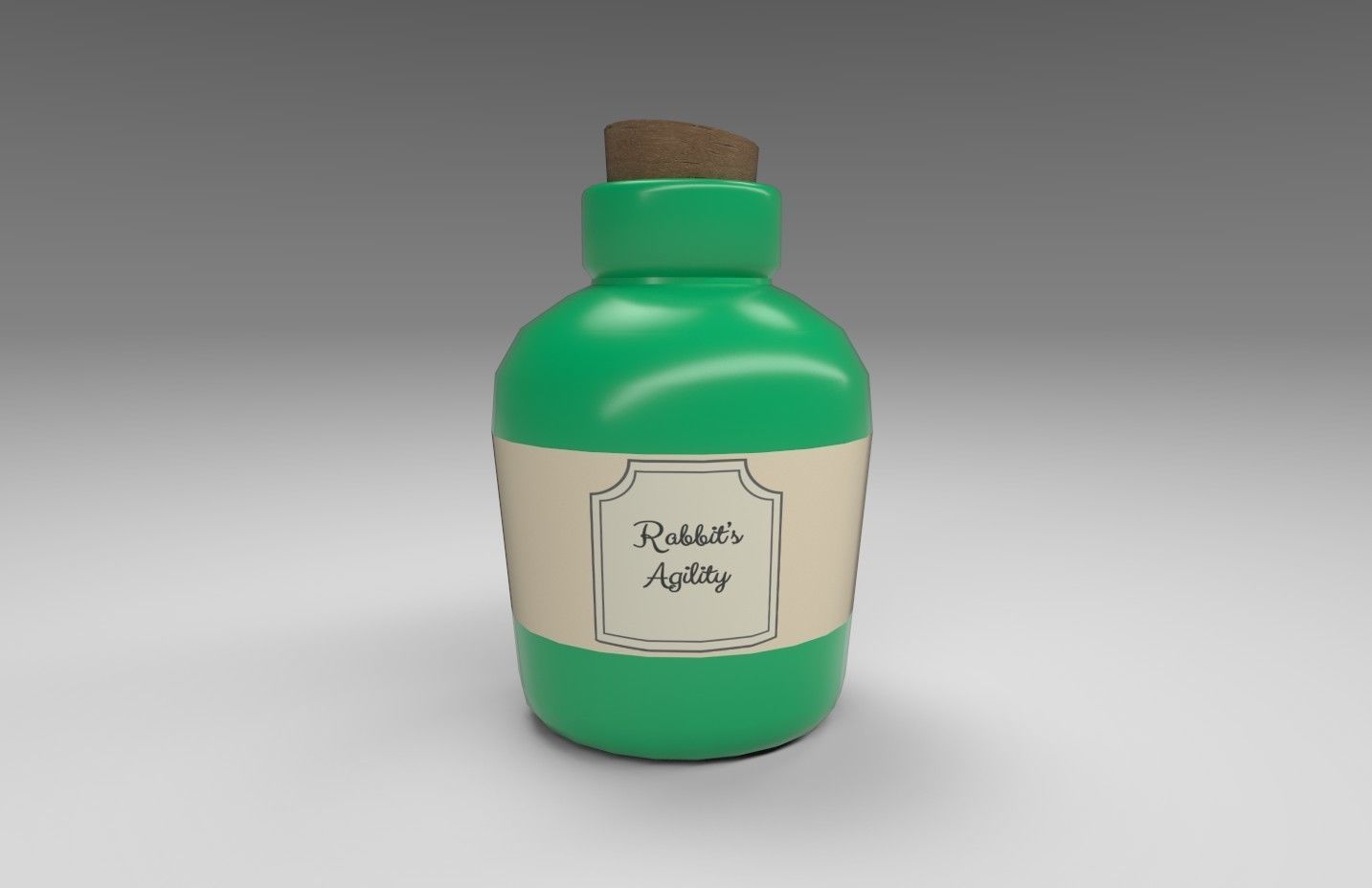 Stylized Alchemists Bookshelf Low-poly 3D model_30