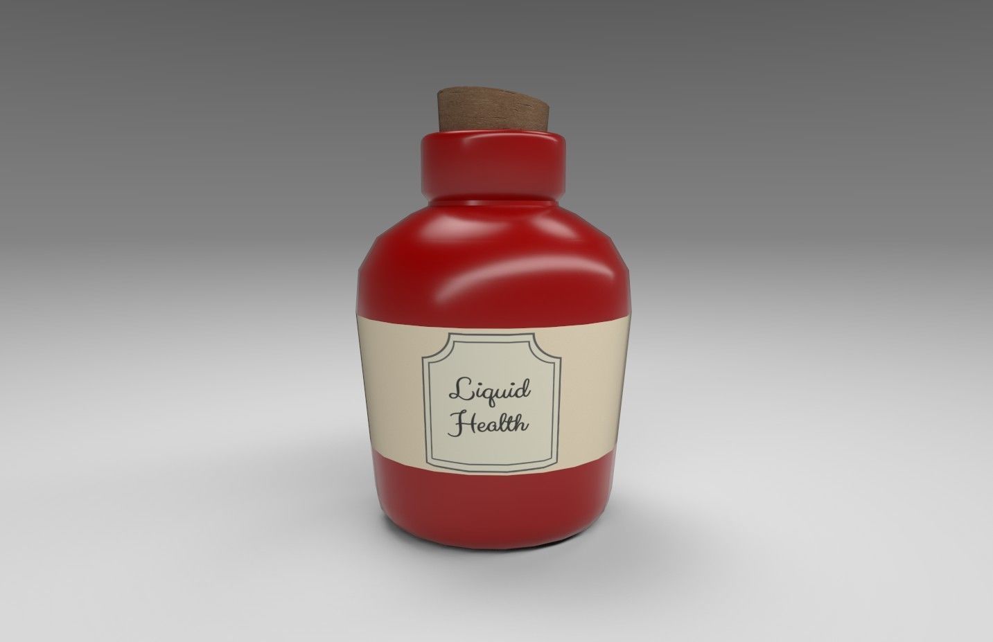 Stylized Alchemists Bookshelf Low-poly 3D model_19