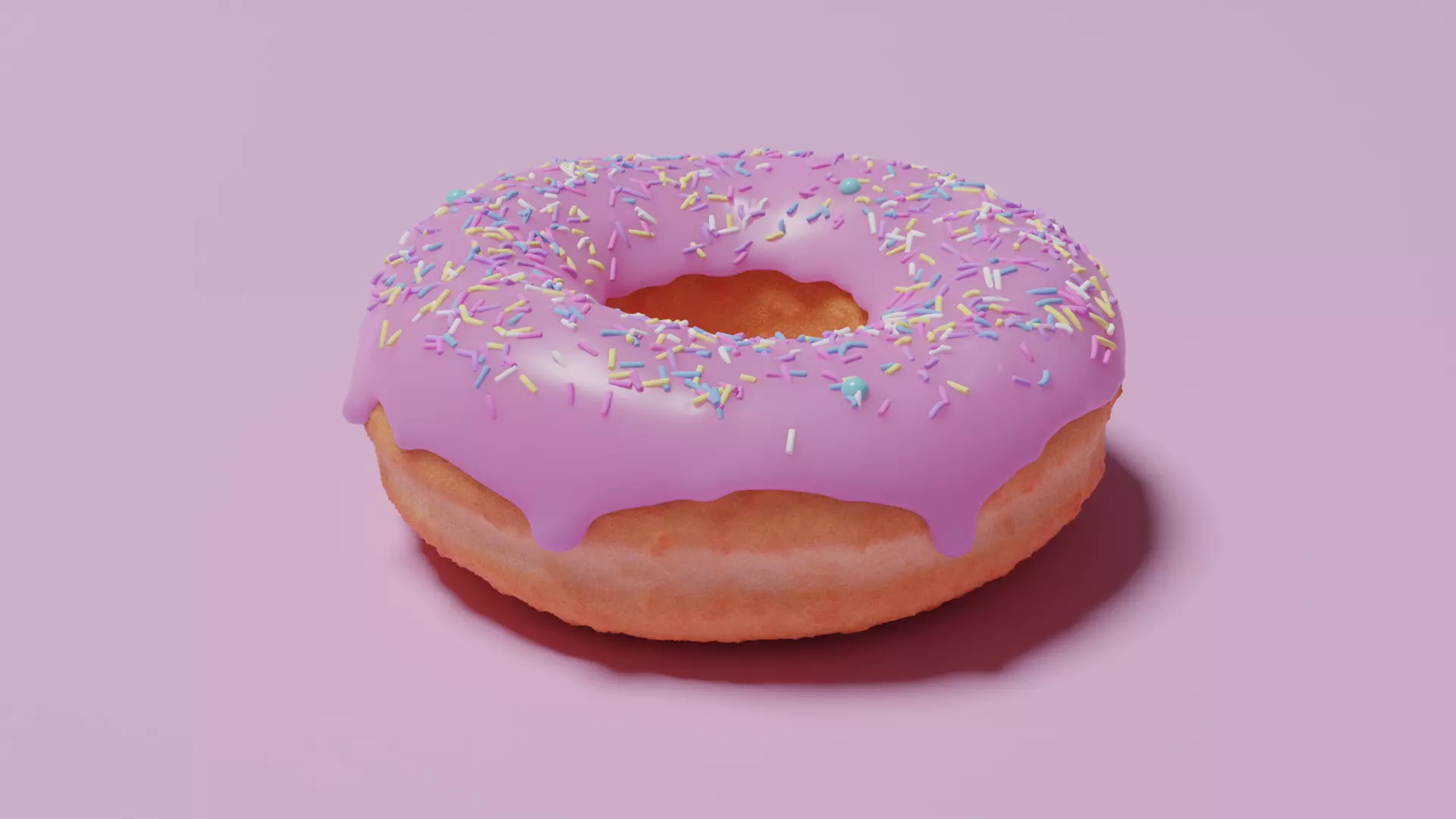 Donut 3D model_0