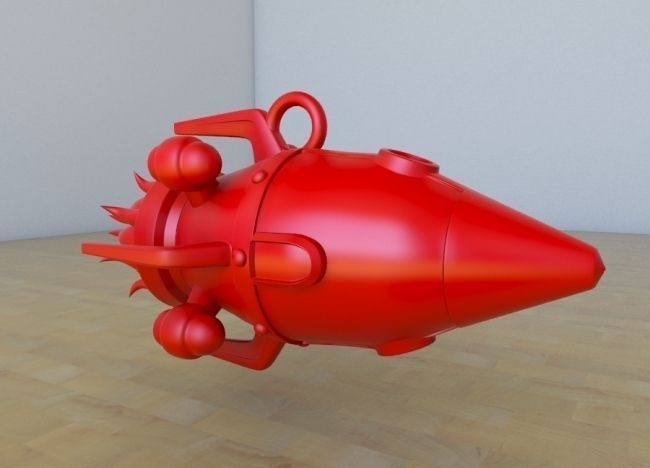 SpaceMobil rocket Free 3D print model