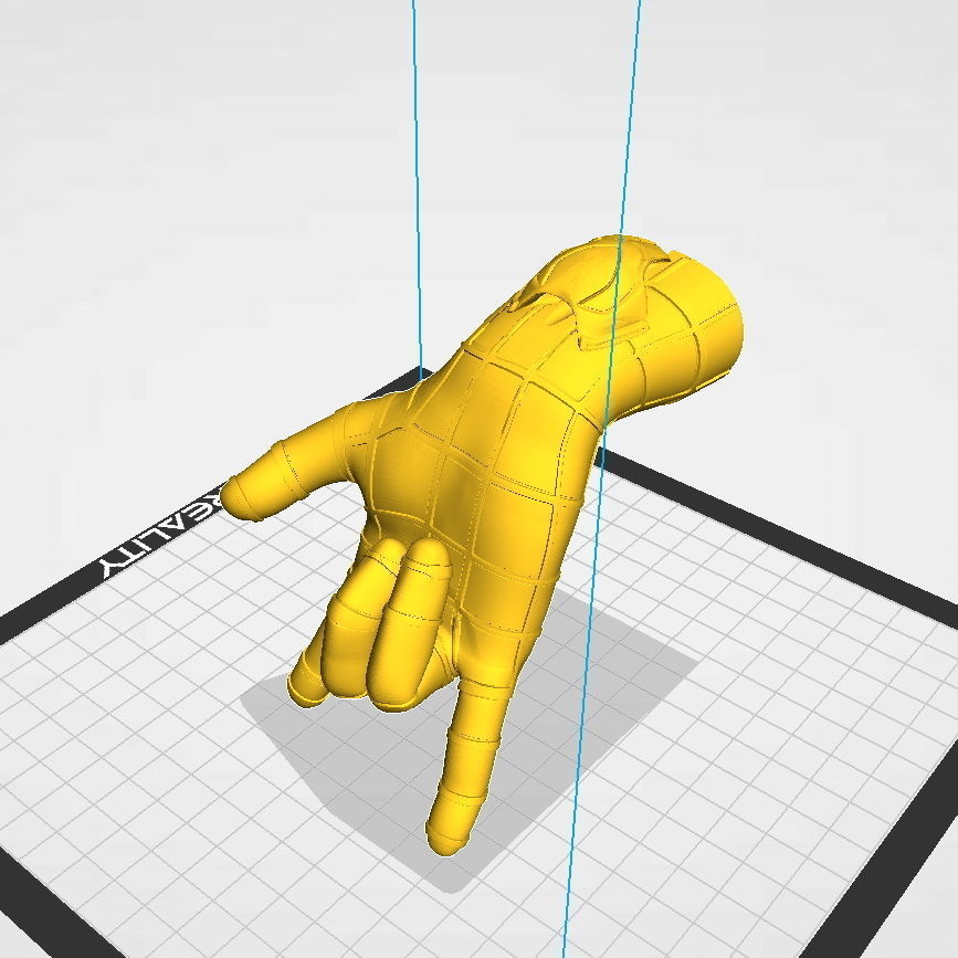 Creality Ender 3 Spiderman Web Shooter Hand Filament Guide 3D print model_7