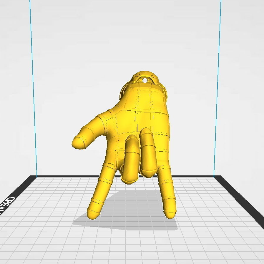 Creality Ender 3 Spiderman Web Shooter Hand Filament Guide 3D print model_5