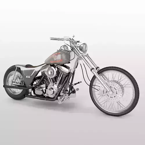 Harley Davidson FXR 1989 Custom 3D model
