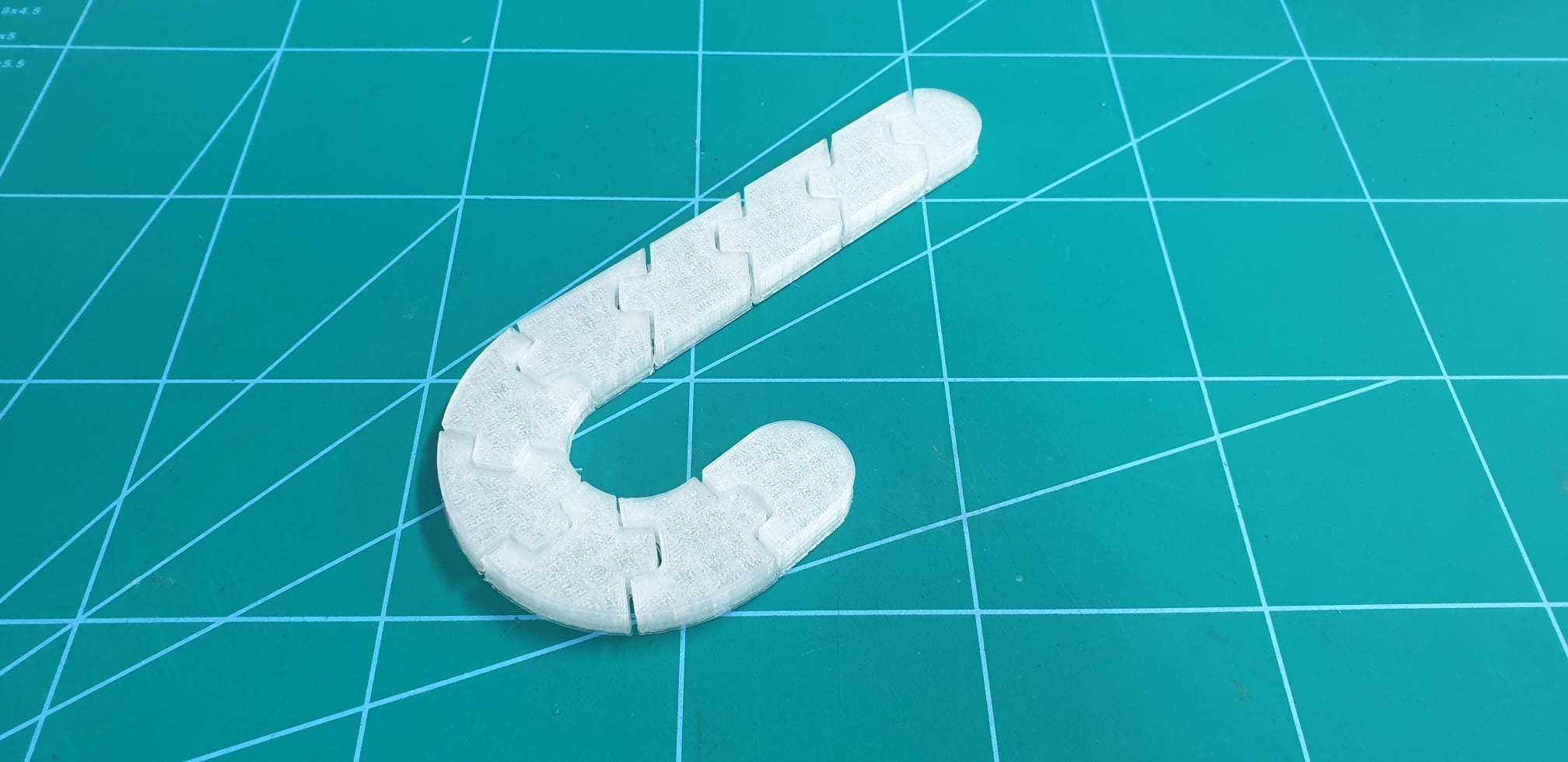 Flexi Candy Cane Christmas Gift 3D print model_1