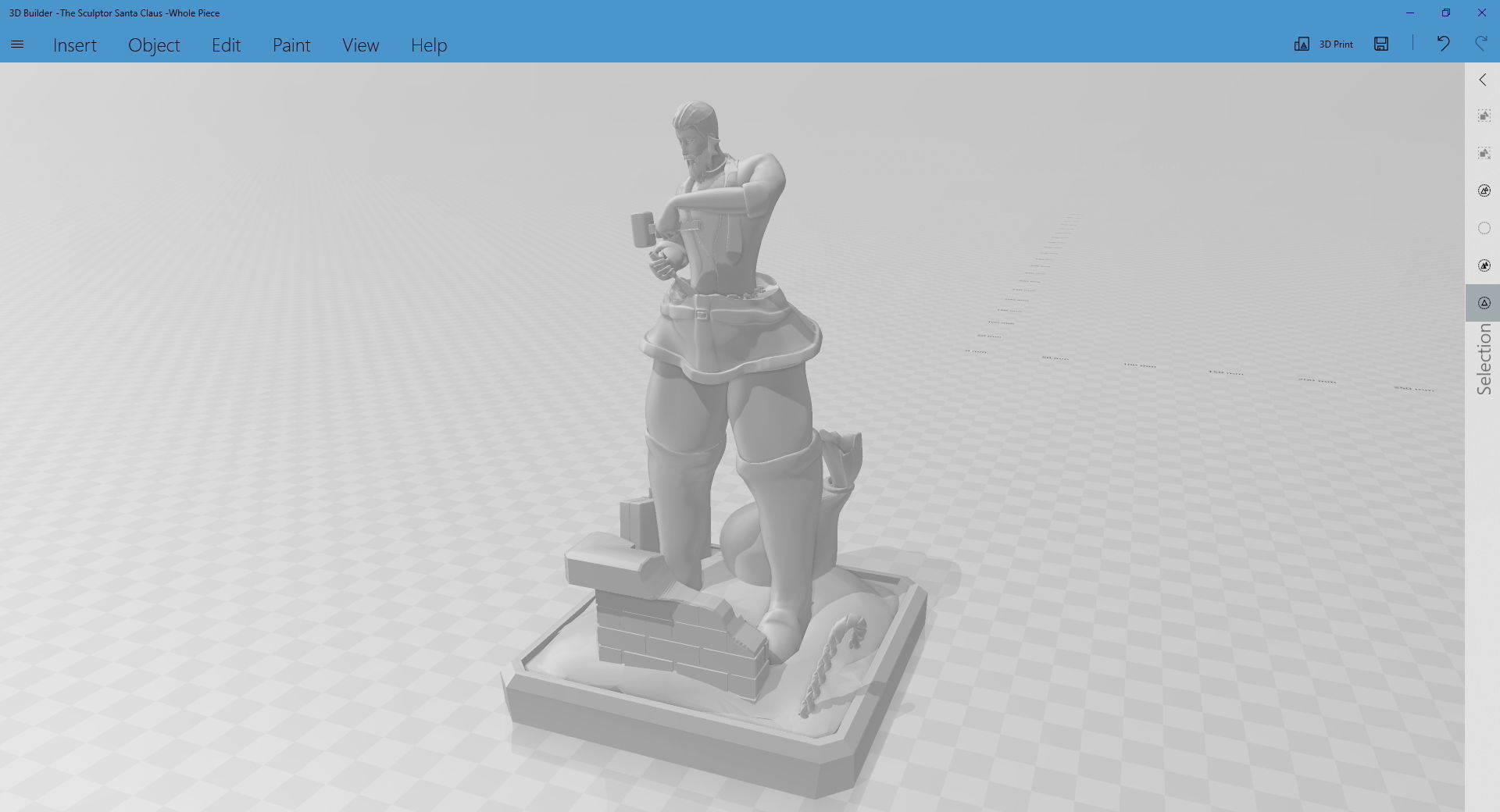 The Sculptor - Santa vs Daddy 3D print model_1