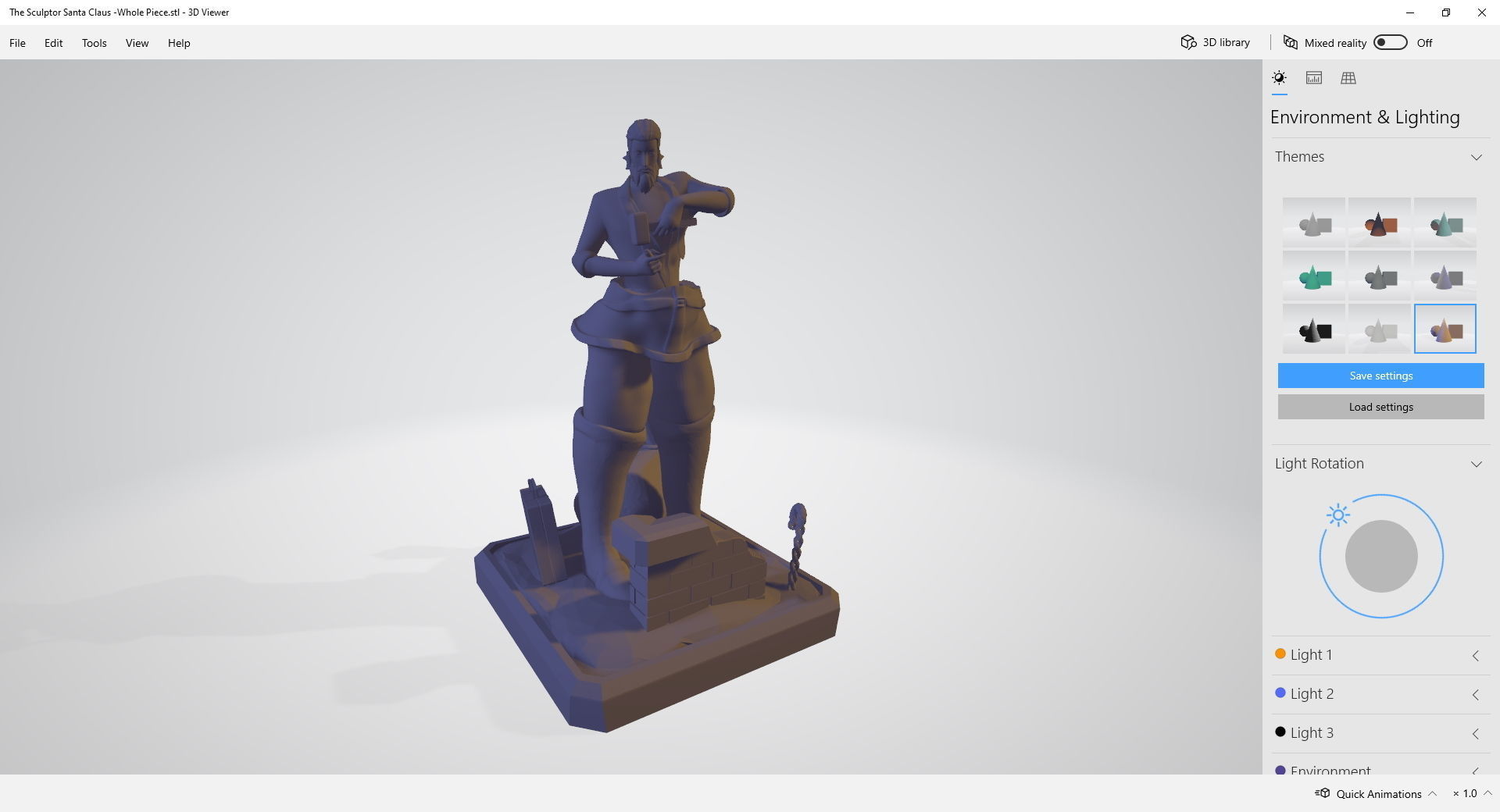 The Sculptor - Santa vs Daddy 3D print model_2