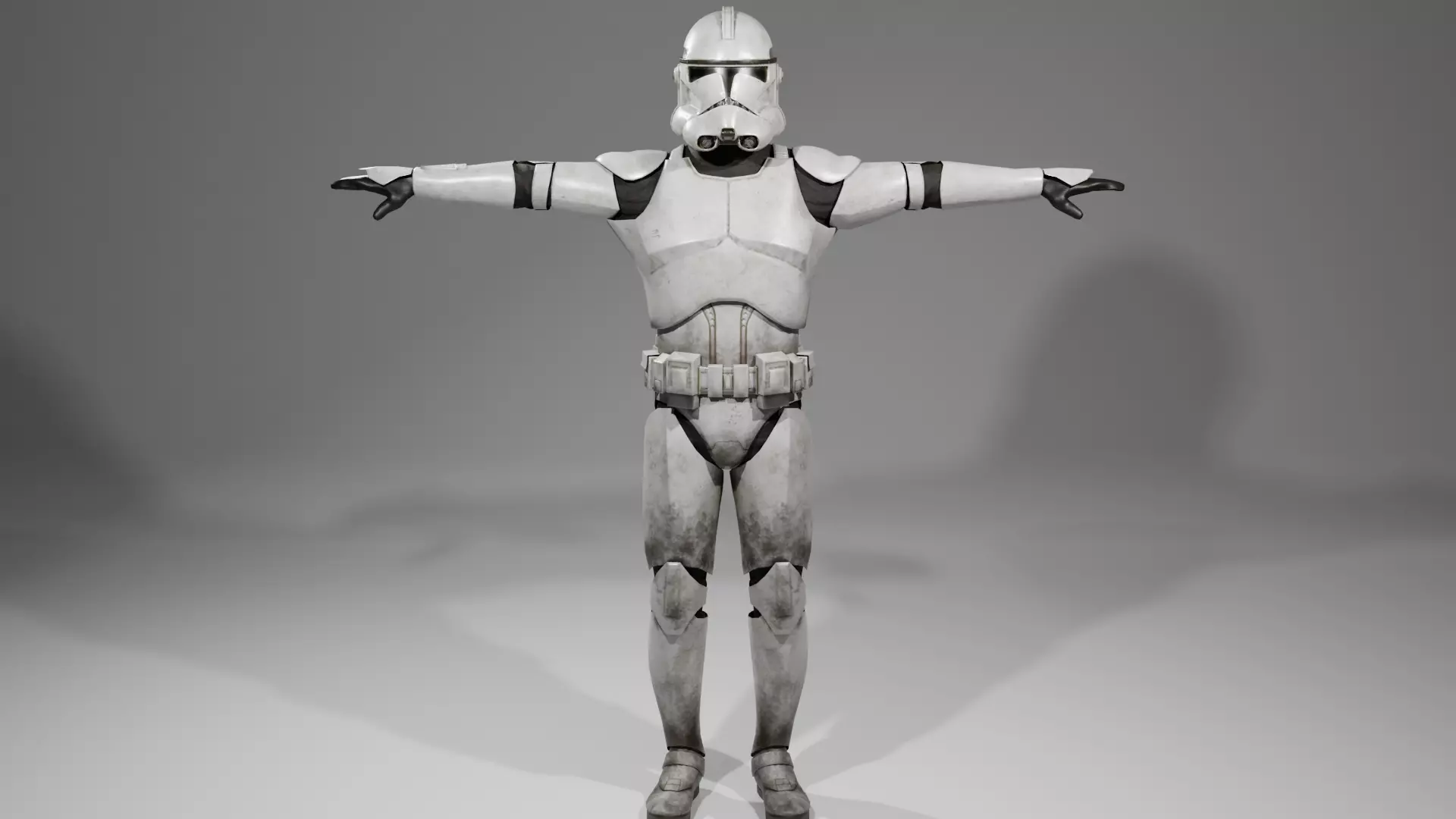 Phase 2 Clone trooper fully rigged  3D print model_0