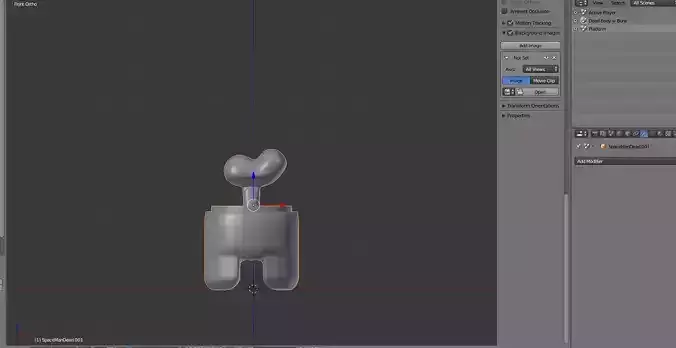 Among Us Player and Platform