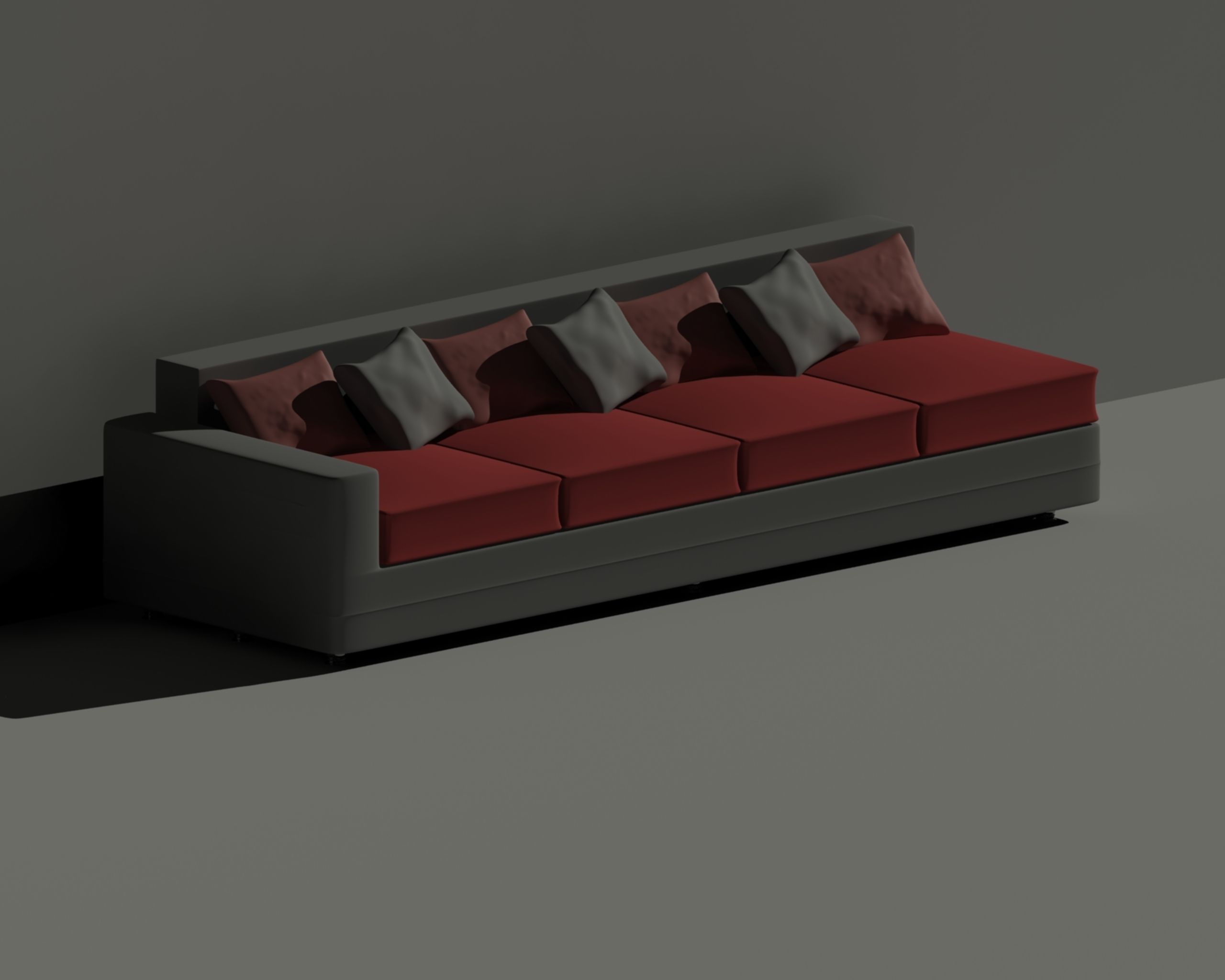 Sofa with room Free 3D model_2