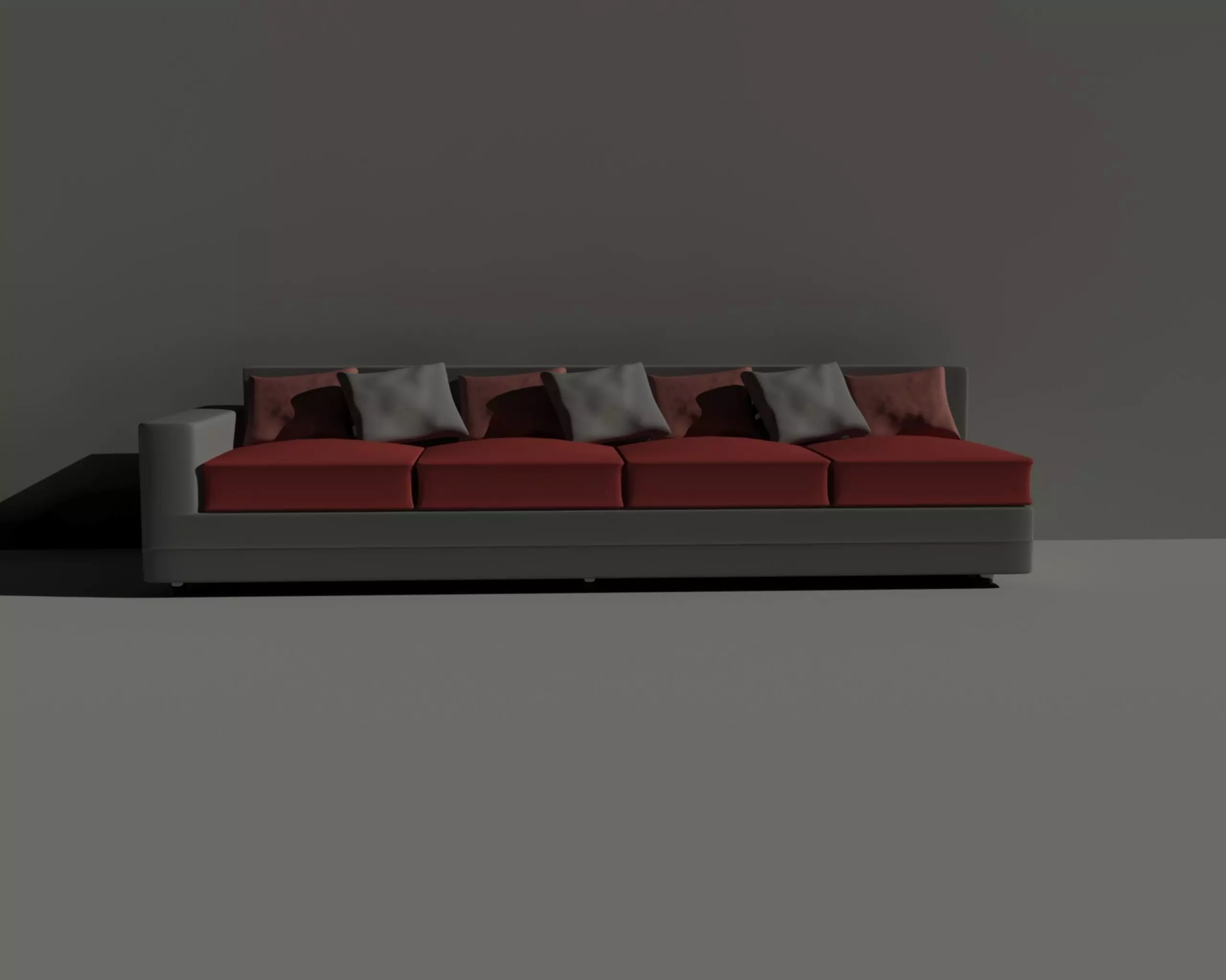 Sofa with room Free 3D model_0