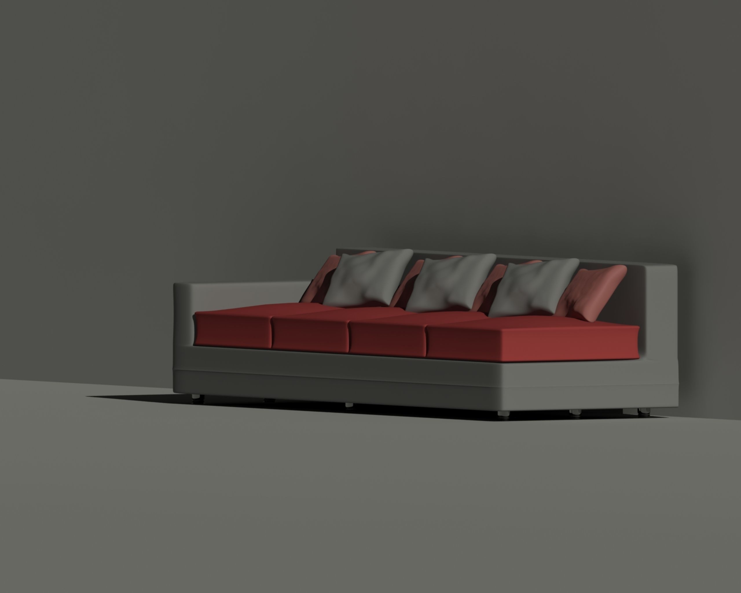 Sofa with room Free 3D model_1