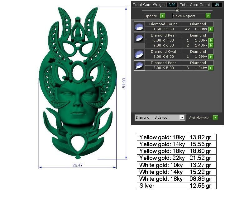 magerit man 3D print model_5