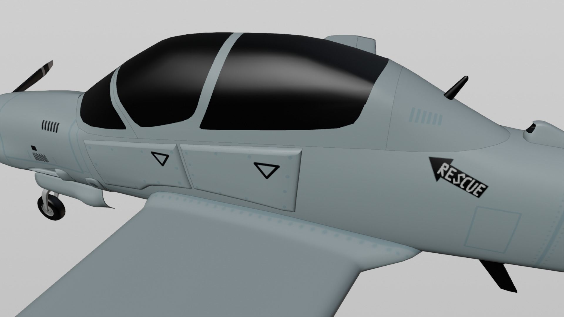 A-29 SUPER TUCANO - Flexible n Deadly For Counter-Insurgency - Low-poly 3D model_10