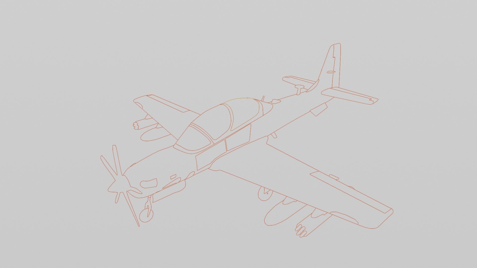 A-29 SUPER TUCANO - Flexible n Deadly For Counter-Insurgency - Low-poly 3D model_22