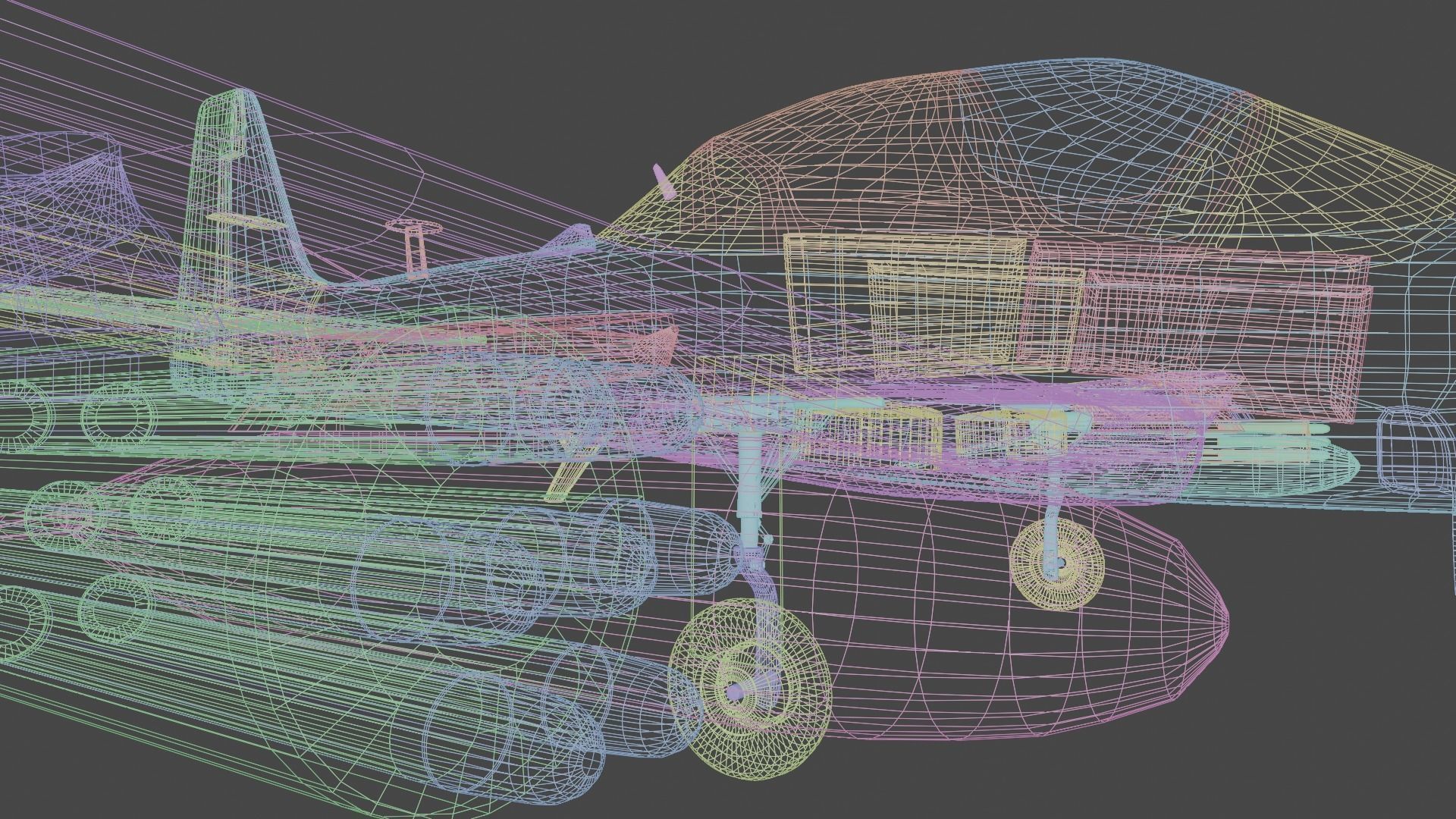 A-29 SUPER TUCANO - Flexible n Deadly For Counter-Insurgency - Low-poly 3D model_21