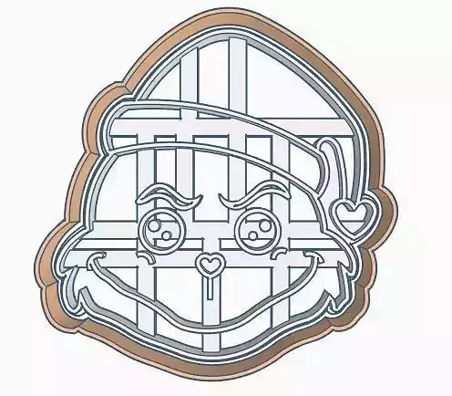 Grinch Christmas Cookie Cutter 3D print model