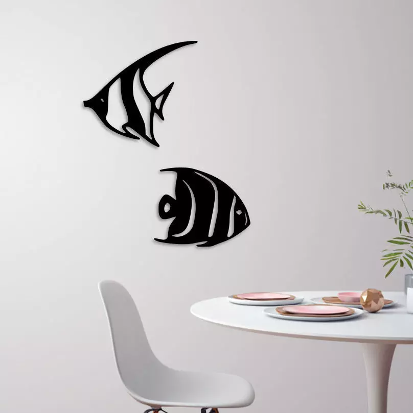 MARINE FISH WALL DECORATION 3D print model