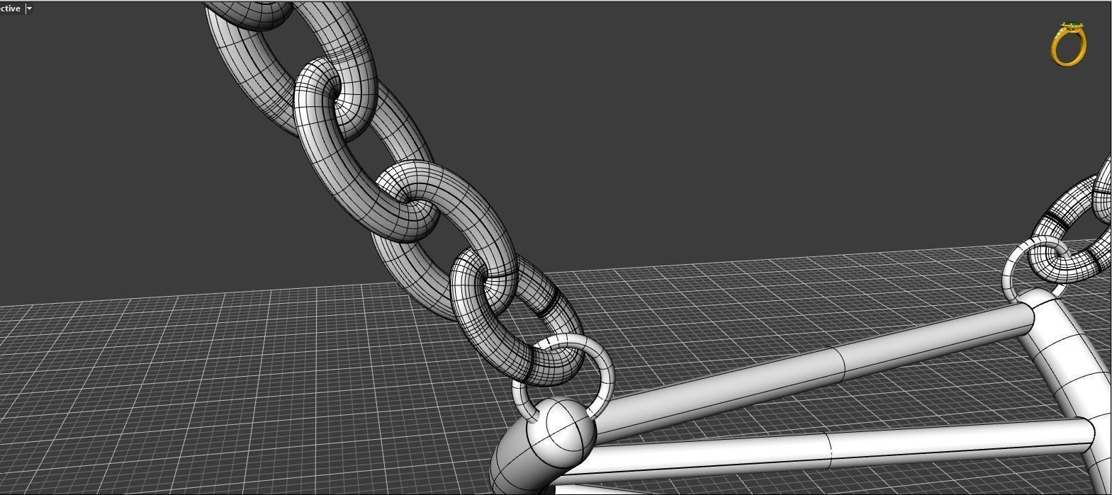 3D Necklace  Pendant DNA  Model Ready to 3DPrint 3D print model_8