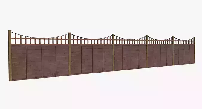 Modular Wooden Fence