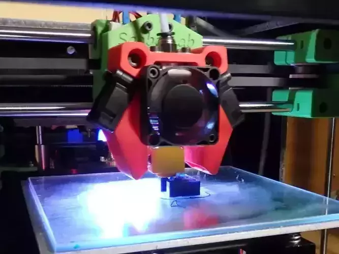SC-Evo E3Dv6 - Ultra compact extruder cooling system 3D print model