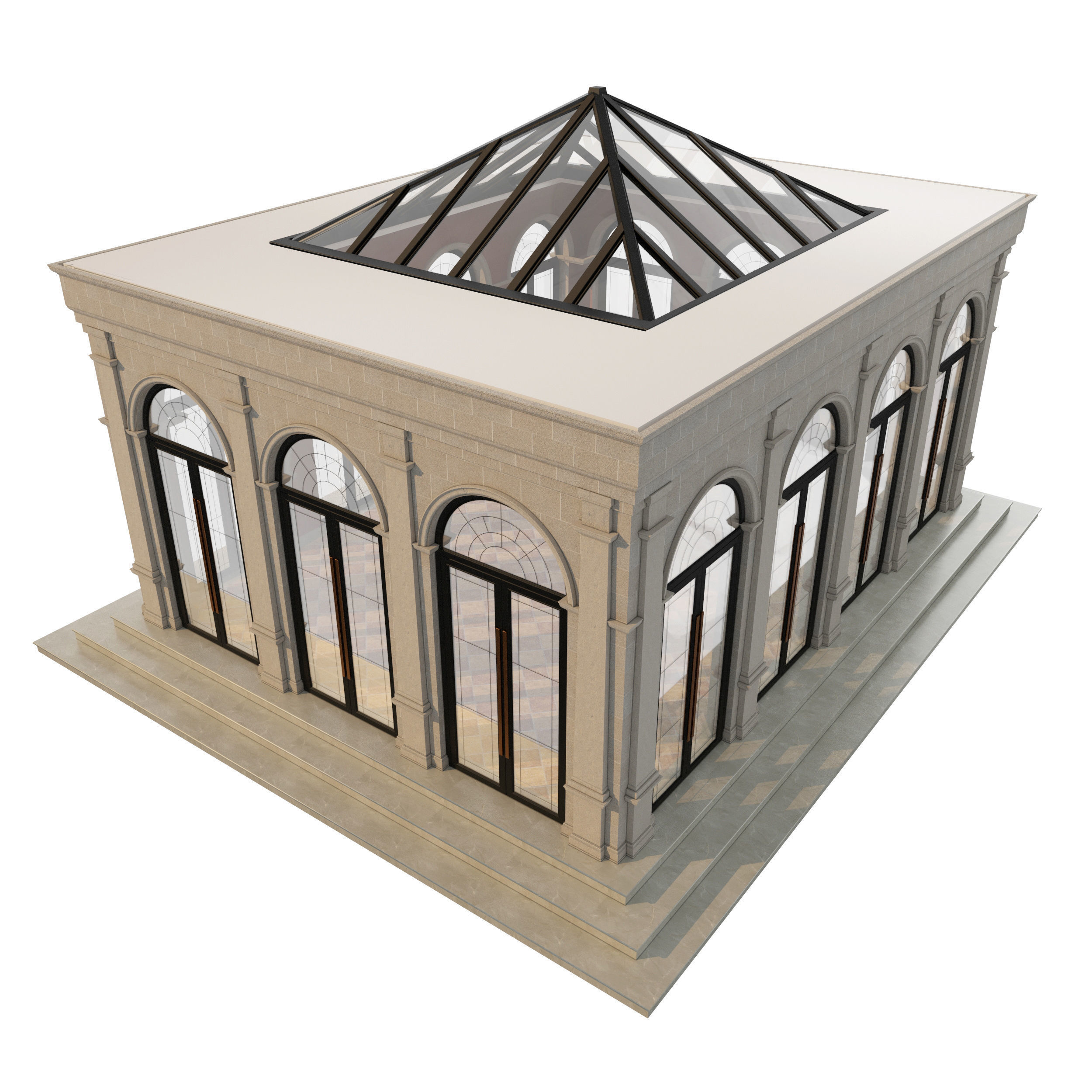 Winter Garden 3D model_8