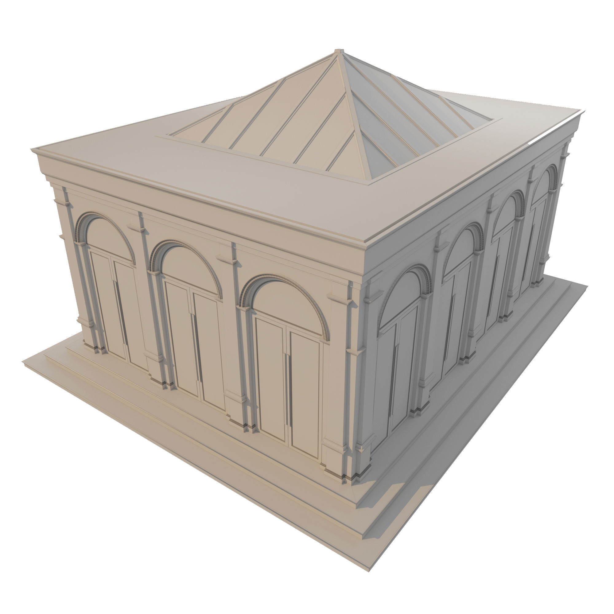 Winter Garden 3D model_14