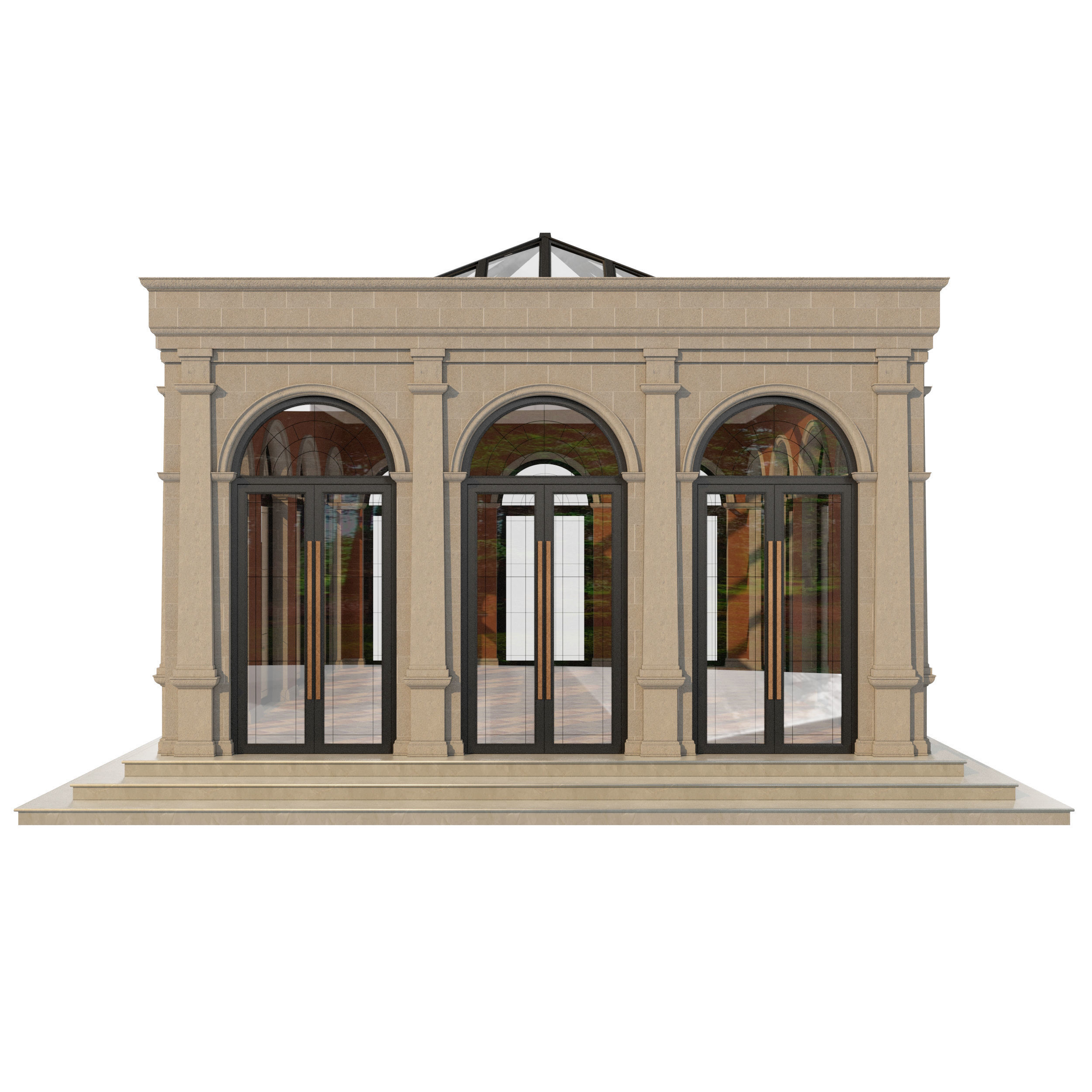 Winter Garden 3D model_7