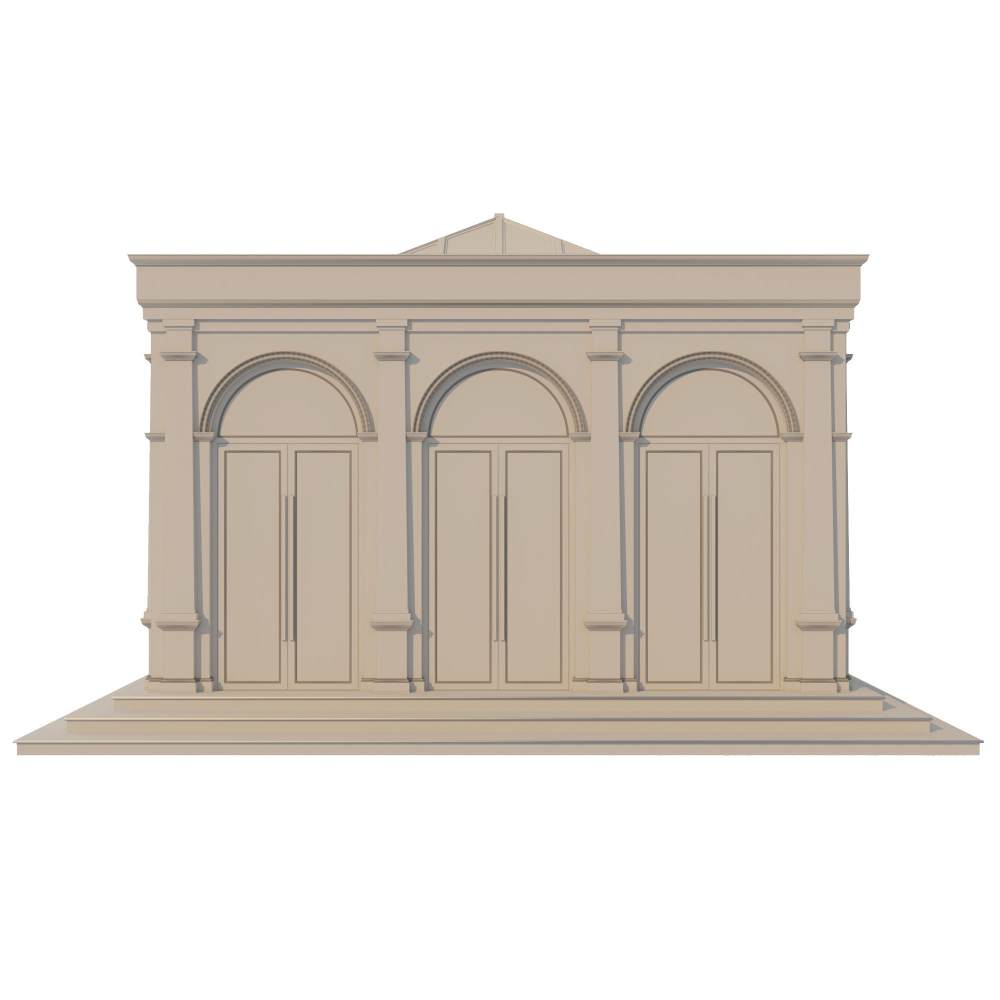 Winter Garden 3D model_12