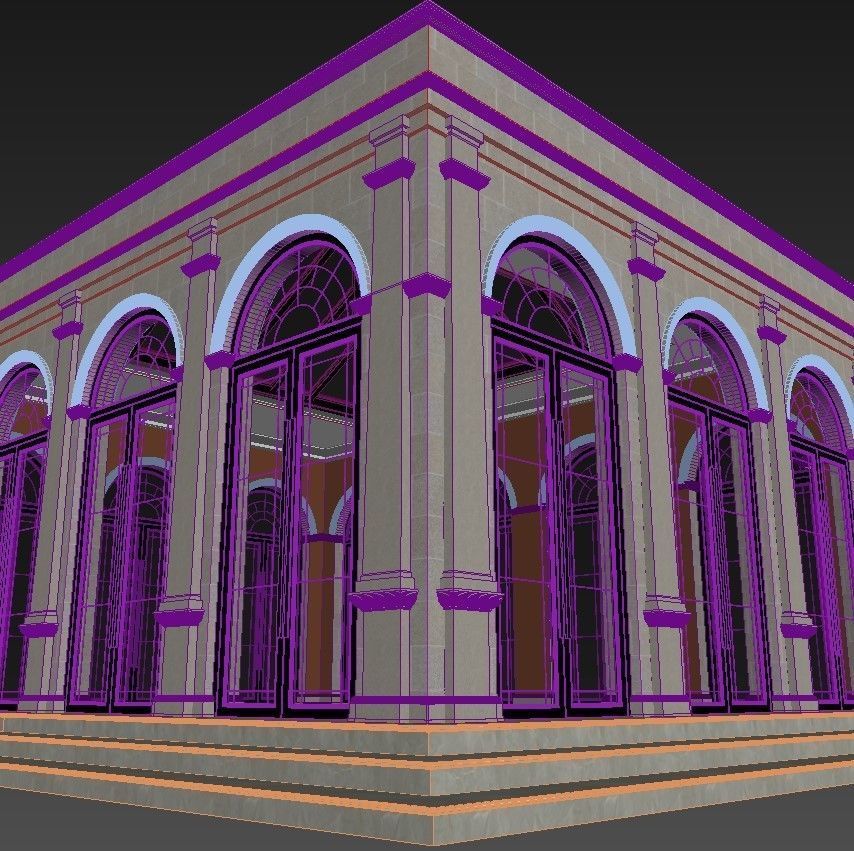 Winter Garden 3D model_2