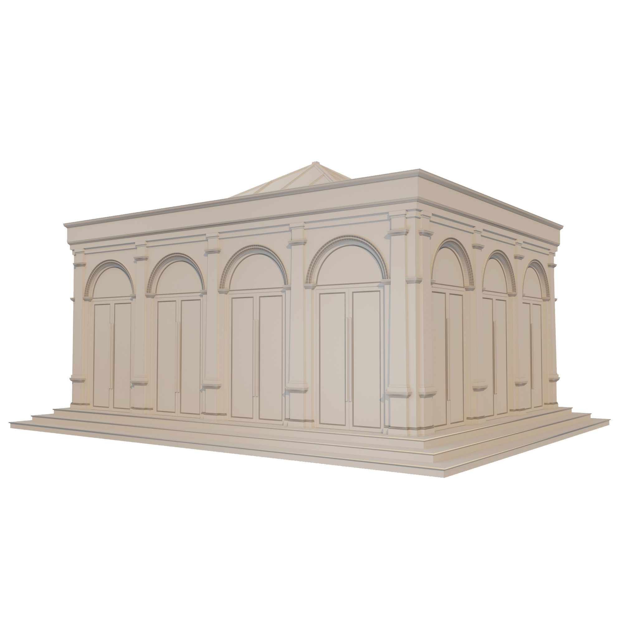 Winter Garden 3D model_11