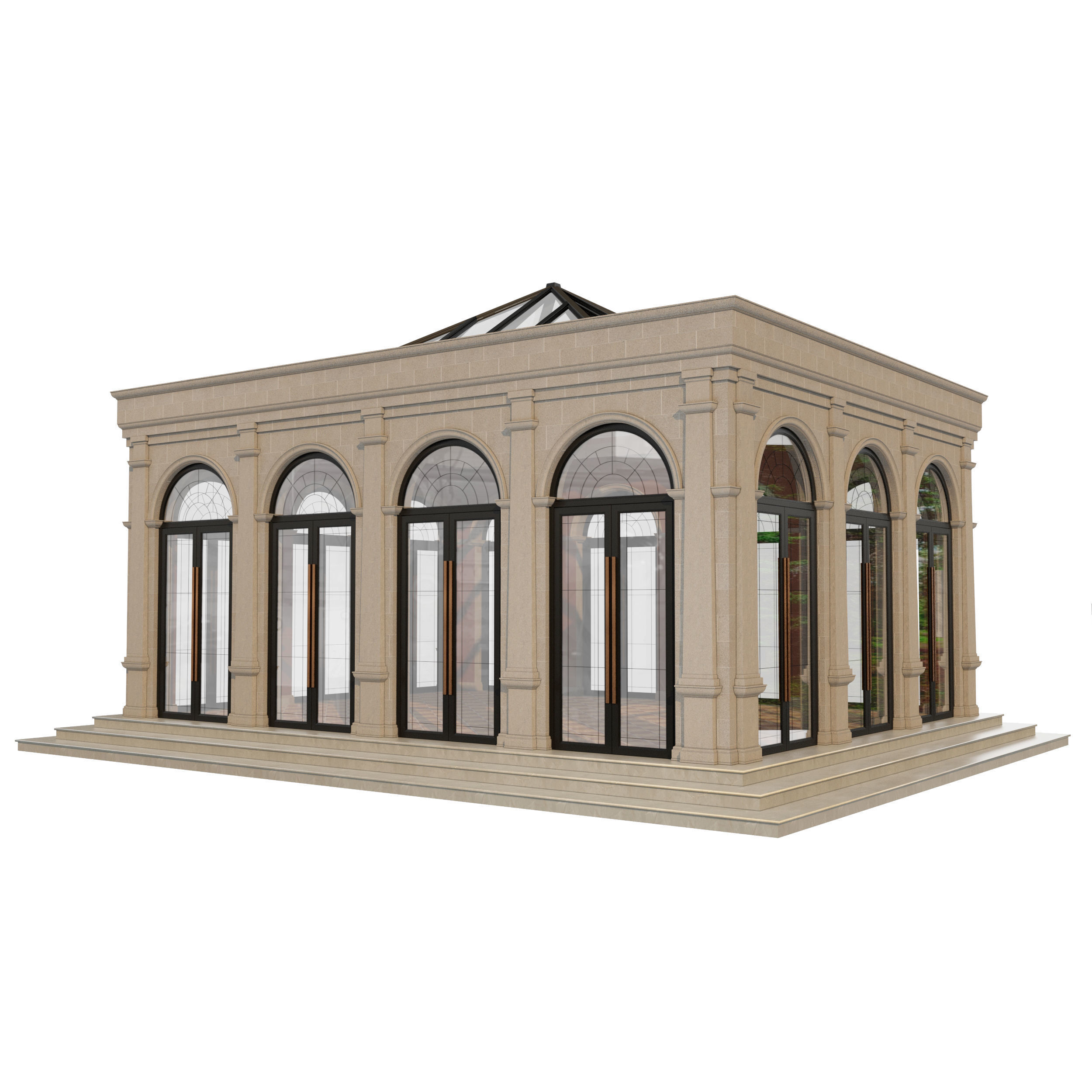 Winter Garden 3D model_9