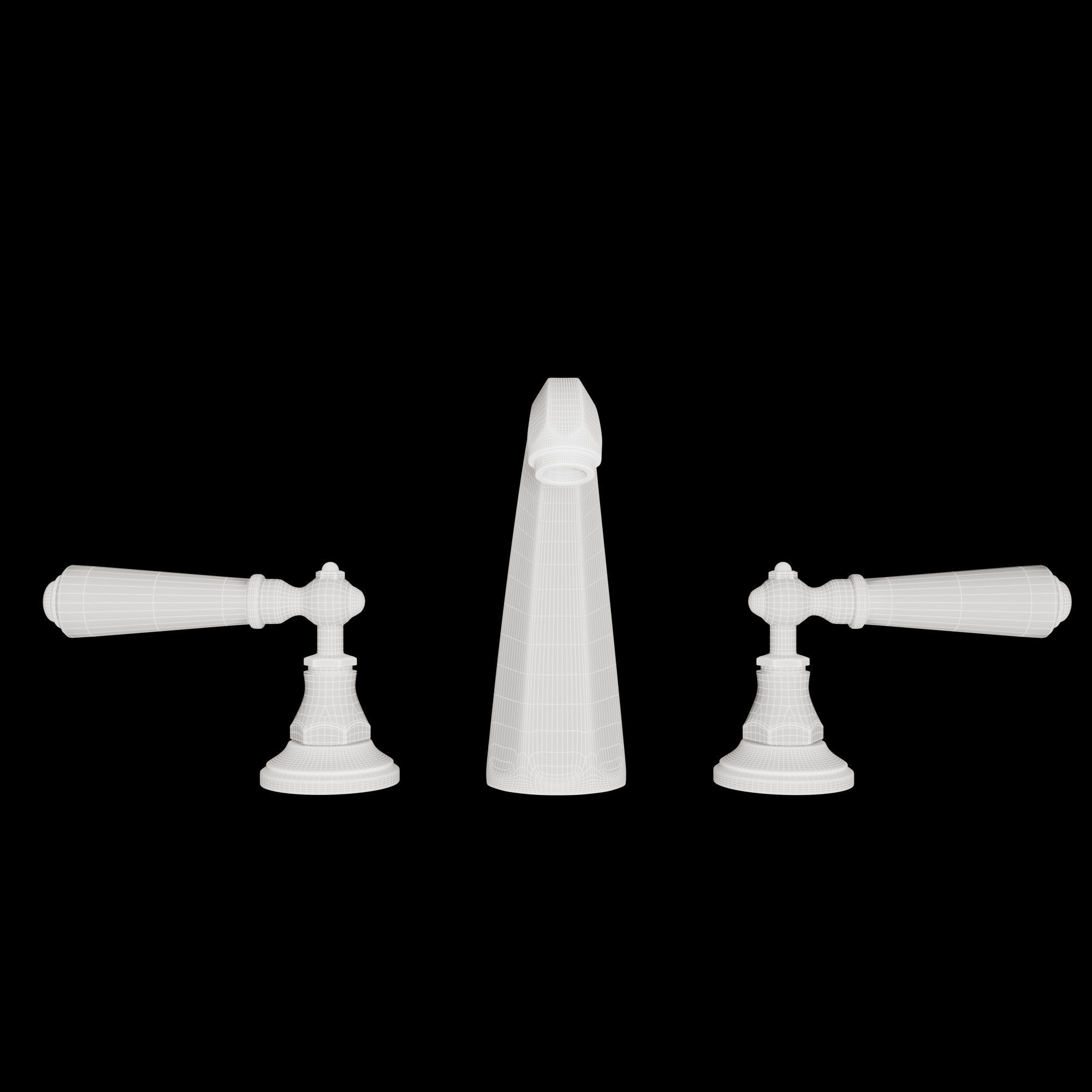 Charleston with lever 3D model_3